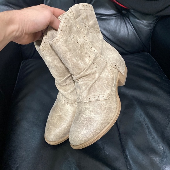 Very G don boots womens ankle boots zip up side heeled pointed toe boots 8.5 - Picture 4 of 12